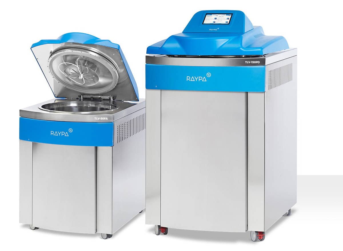 RAYPA vertical autoclaves