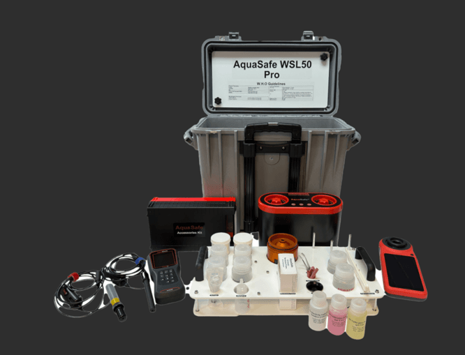 AquaSafe WSL50 Pro portable water testing kit