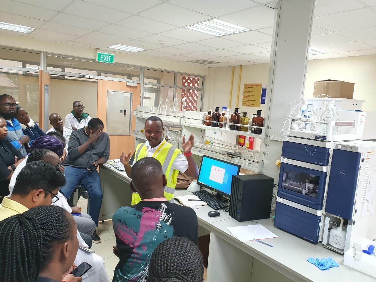 HPLC operator training at USIU